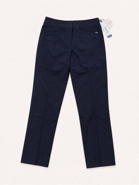 Tail Classic Fit Black Tapered Golf Pants Women’s UPF 50 Flat Front Solid